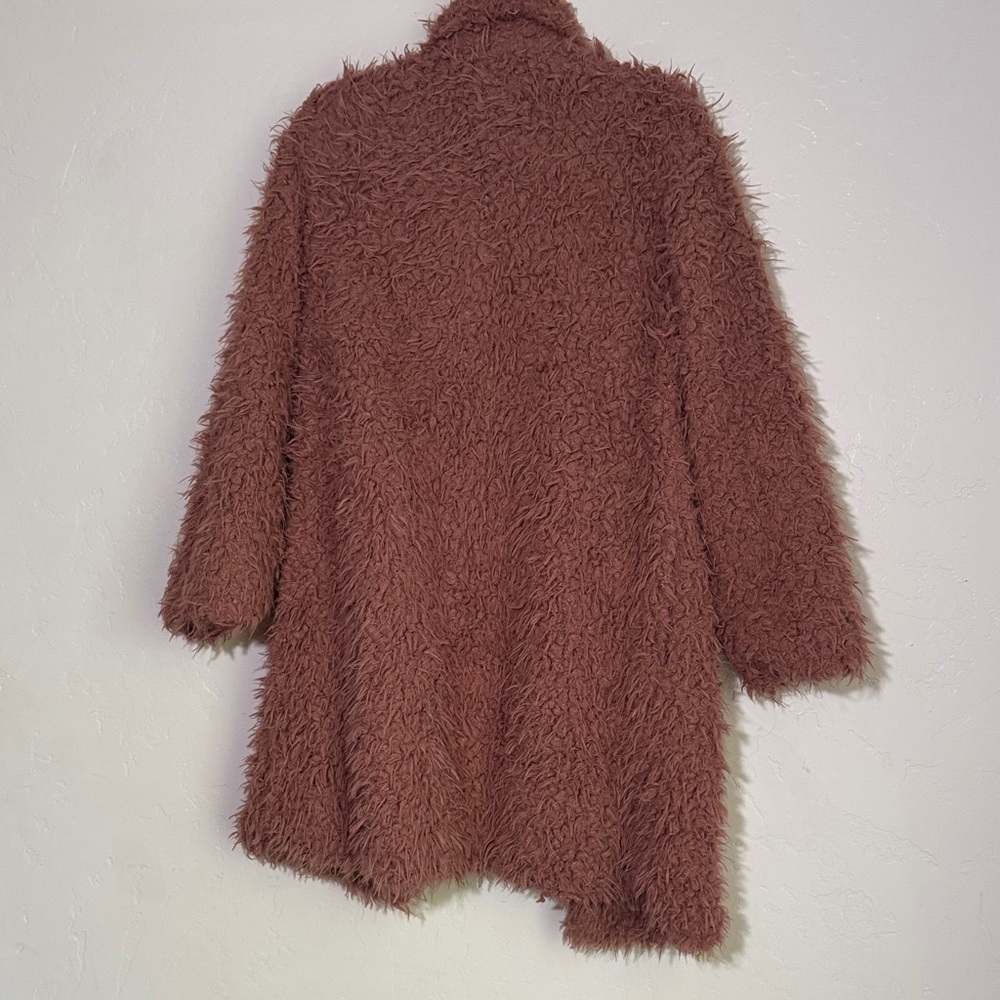 Wild Fable Women's Plush Pink Teddy Jacket - Picture 3 of 3